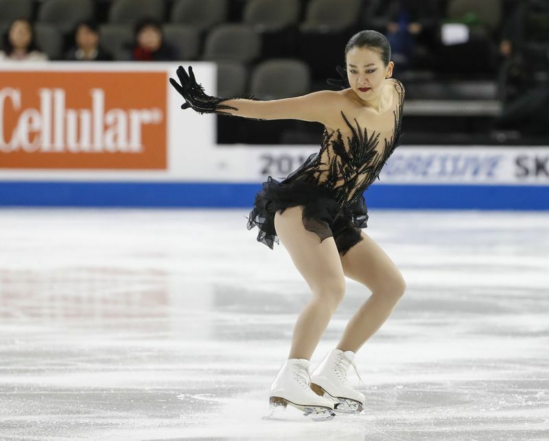 2016GPシリーズスケートアメリカ女子SPでの浅田真央（写真：USA TODAY Sports/アフロ）