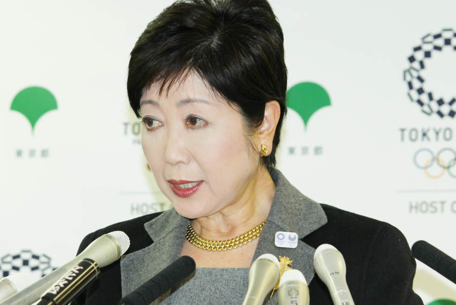 小池都知事定例会見11月25日（撮影：具志堅浩二）