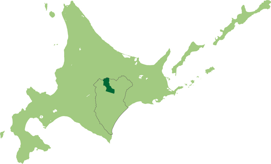 [地図]上士幌町の位置（提供：上士幌町）