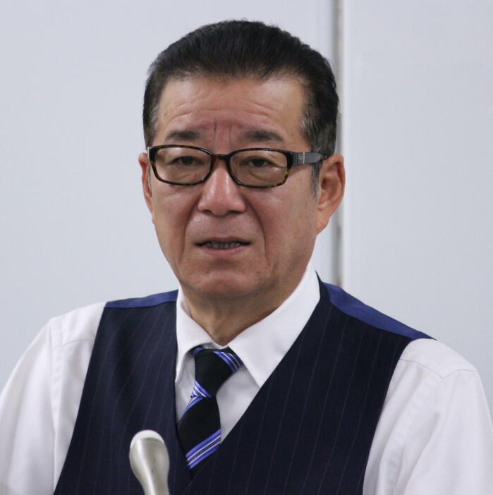 次期市長について「政治経験、行政経験ない人であっても、そういう信念があって、明確な政策を打ち出せる人であれば十分務まる」と松井市長