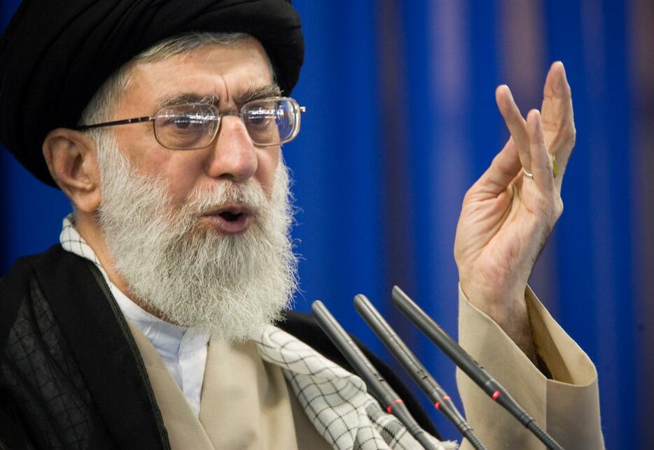 [写真]イランの最高指導者ハメネイ師（ロイター/アフロ）