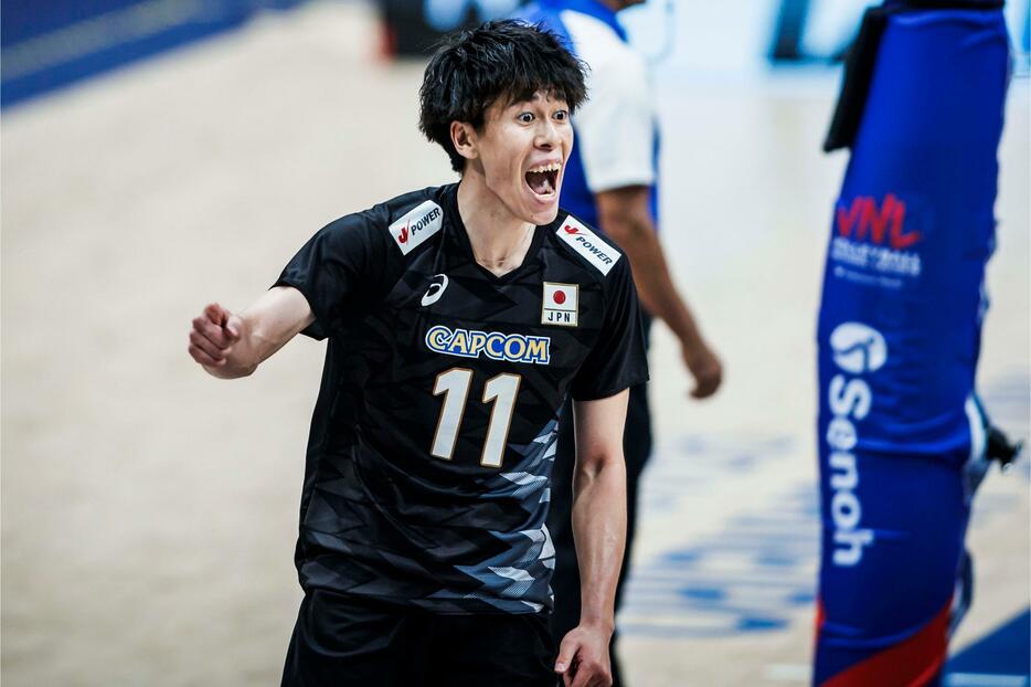 13得点をあげた富田将馬【Photo:Volleyball World】