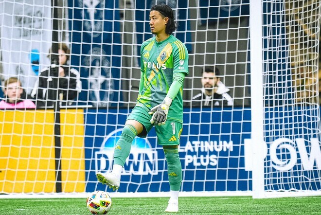 MLSで不動の守護神を担う高丘。日本代表への思いは強い。(C)Vancouver Whitecaps FC / Bob Frid