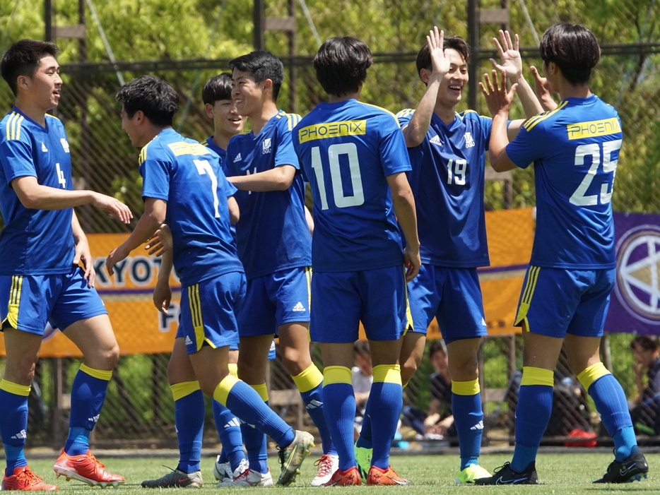 大阪学院大は3-0で勝利して3位をキープした(Yasuyo KANIE)