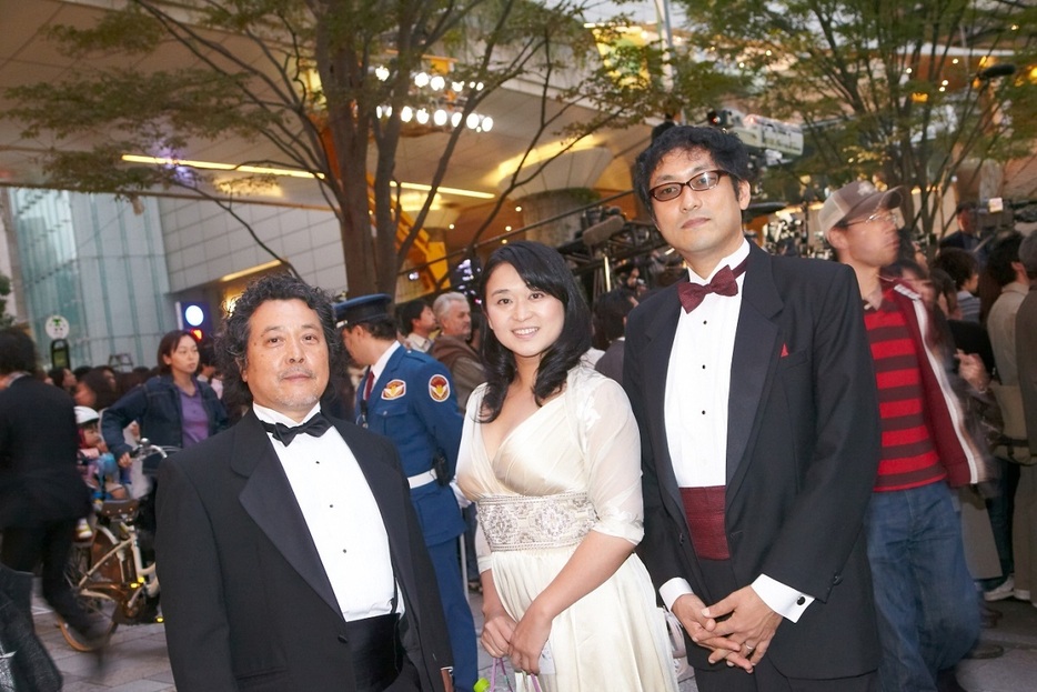 2009年の東京国際映画祭のレッドカーペットで。