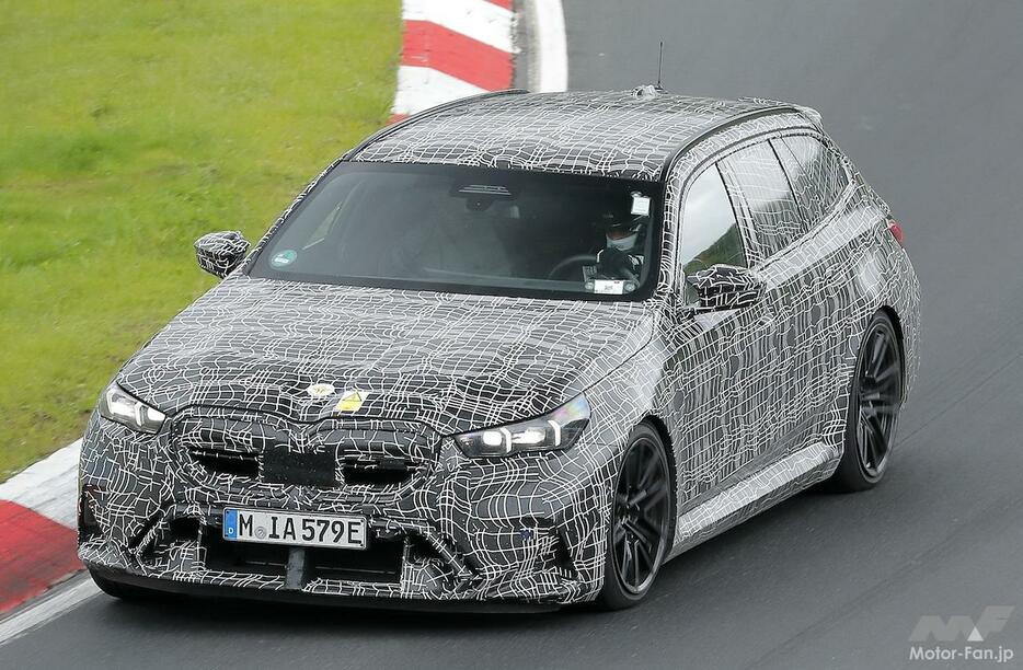 BMW M5ツーリング　新型プロトタイプ　スパイショット