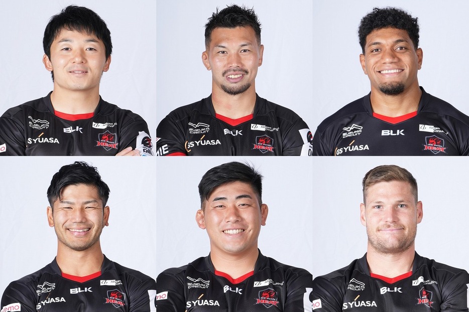 左上から時計回りに朴、近藤、カイポウリ、ノックス、李、重