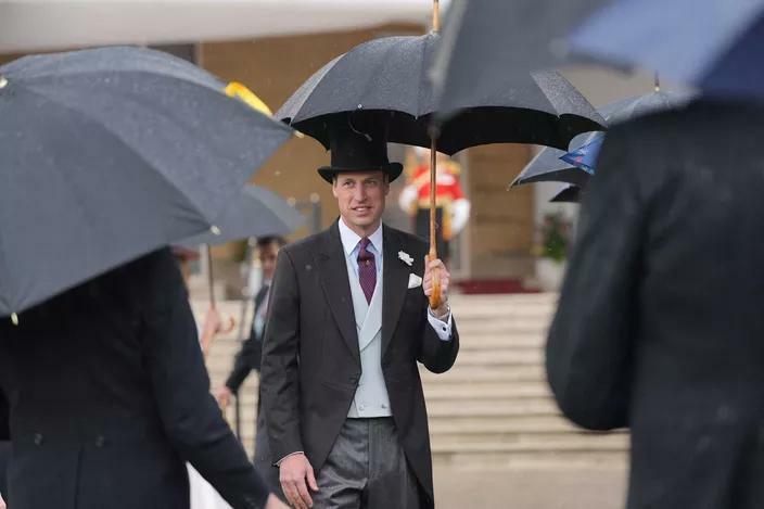 ウィリアム皇太子がバッキンガム宮殿で今シーズン初のガーデンパーティを開催。(ロンドン、2024年5月21日) photography: Abaca