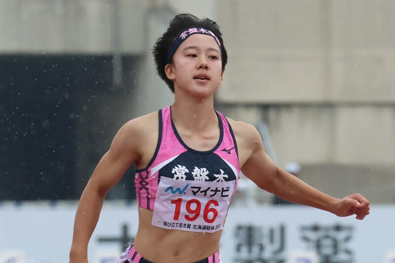 女子100mに11秒67で快勝した千葉安珠（写真は23年インターハイ）