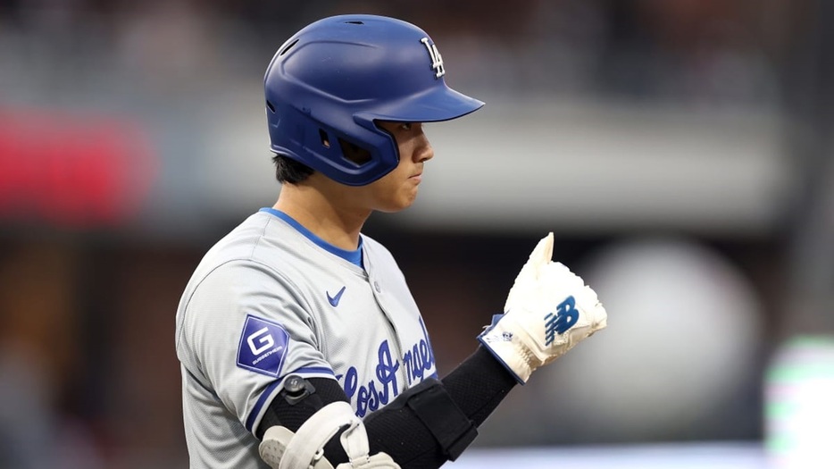 4打数2安打を記録したドジャースの大谷翔平（MLB Advanced Media）