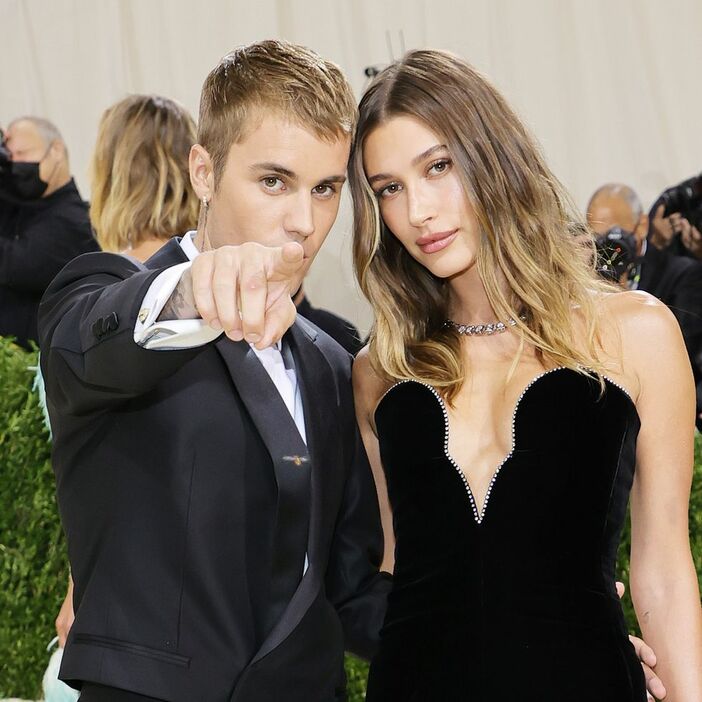 ジャスティン・ビーバー（Justin Bieber）、ヘイリー・ビーバー（Hailey Bieber） Photo: Getty Images