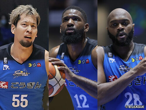 島根からFAとなった谷口、マーティン、ウィリアムス［写真］＝B.LEAGUE