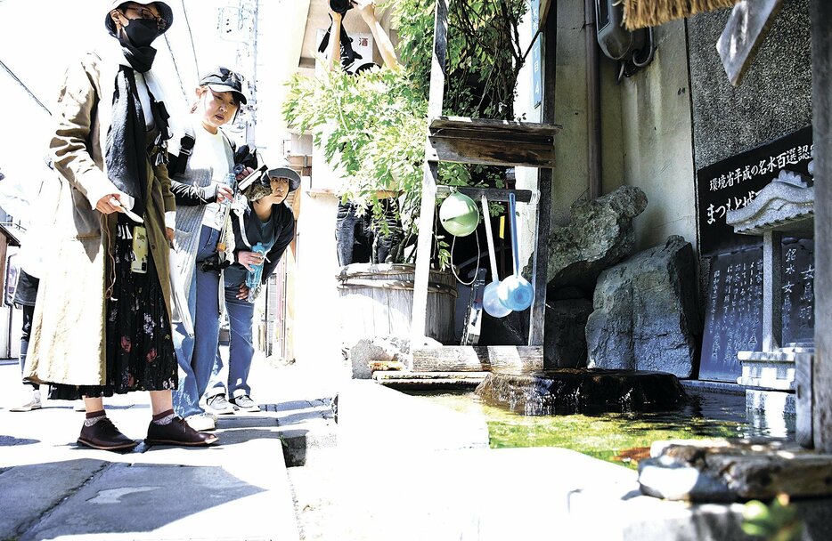 市街地の湧水を訪ねた催し