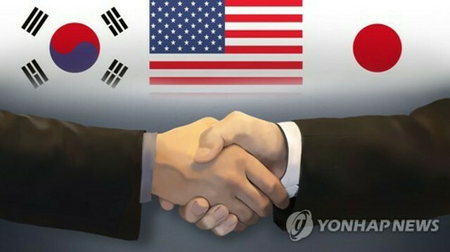 韓米日3カ国が米ワシントン近郊で外務次官協議を開く（イラスト）＝（聯合ニュース）