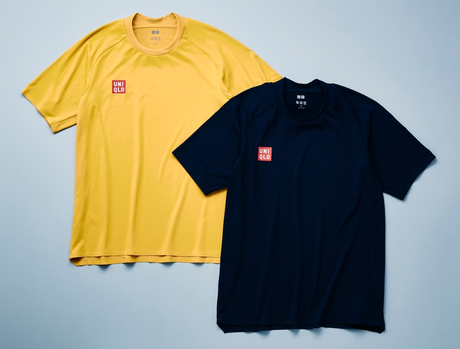 選手から人気の「ドライEX Tシャツ」密度の異なるメッシュ素材を使い分け、高い通気性を実現した。