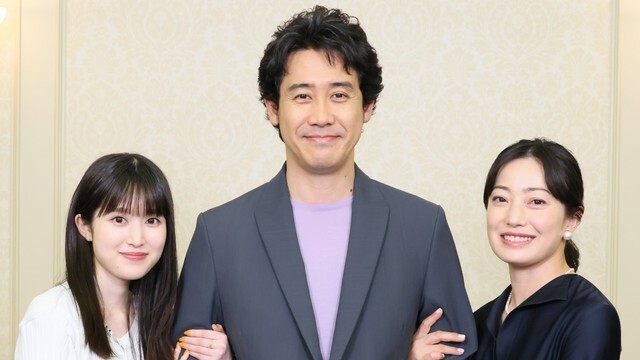 左から）福本莉子、大泉洋、菅野美穂