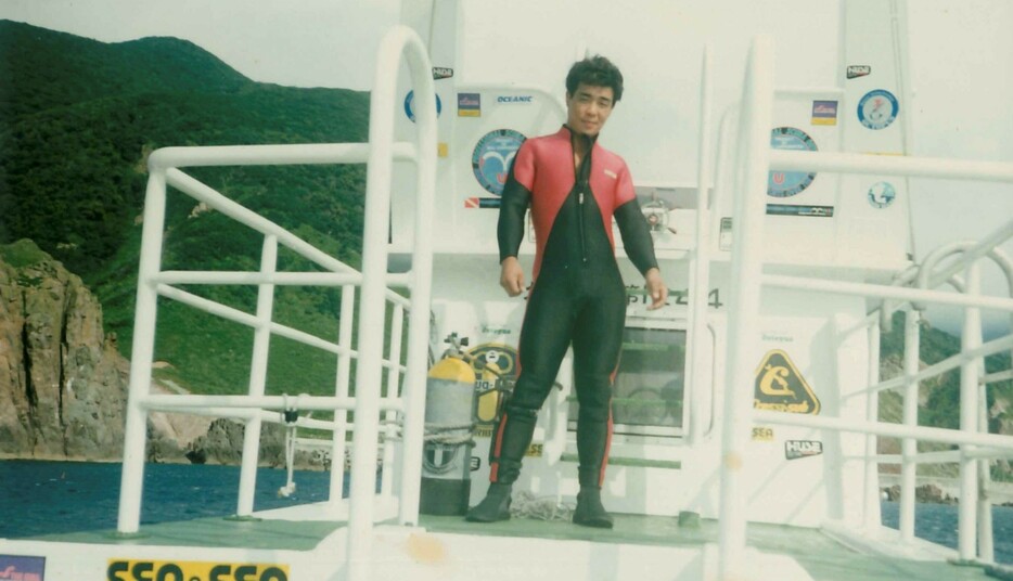 函館の潜水会社で活躍