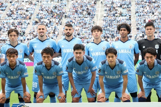 磐田が夏場の限定ユニホームを発表した。写真は今季の１stユニホーム。写真：滝川敏之