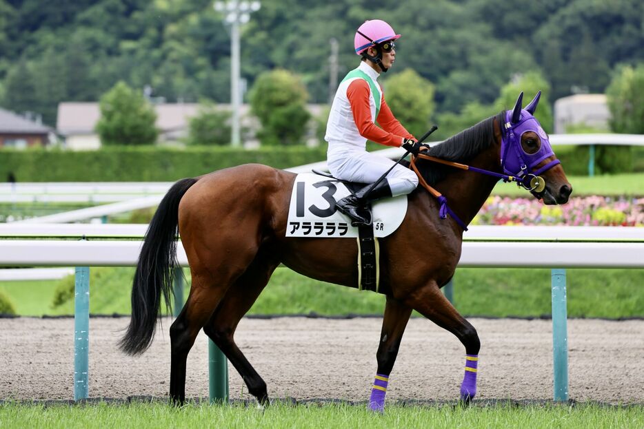 アララララと永野猛蔵騎手