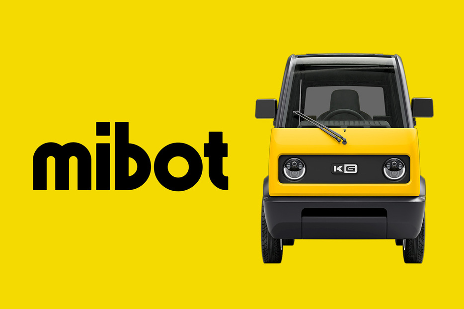 KGモーターズは、開発中のオリジナル超小型モビリティの正式名称を「mibot（ミボット）」と発表した。