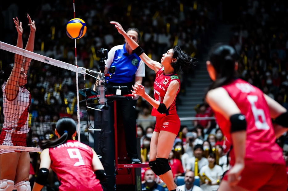 和田由紀子（女子日本代表）【Photo：FIVB】