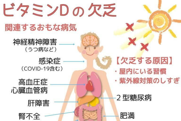 日本人はほぼ皆ビタミンD不足