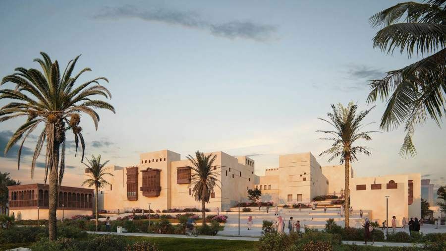 紅海沿岸の都市ジッダに位置するチームラボボーダレス ジッダは、ユネスコ世界文化遺産 ジッダ歴史地区 を見渡すアルバイン・ラグーンのほとりに常設される