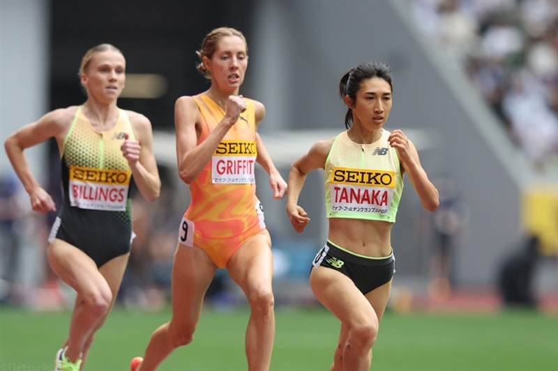 セイコーGP1500mで4位となった田中希実