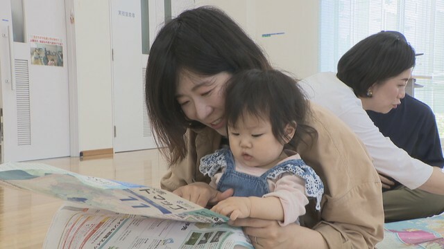 岡山市で開かれた乳幼児のいる家庭の防災講座