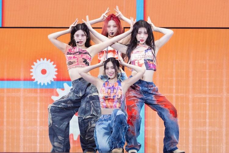 「ITZY 2ND WORLD TOUR ＜BORN TO BE＞in JAPAN」の様子。（撮影：田中聖太郎写真事務所）