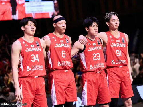 OQTで出場権獲得を狙う日本代表[写真]=fiba.basketball