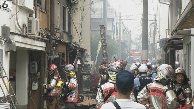 京都・上京区で住宅火災