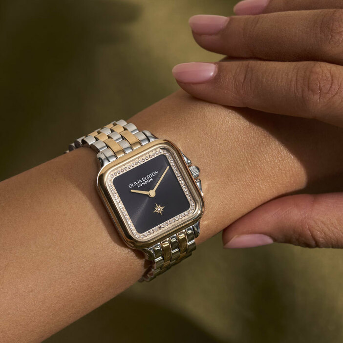 イギリス・ロンドン発の時計ブランド“オリビア・バートン（OLIVIA BURTON）”は、二つのコレクション“グロブナー”と“クラシックスワール”より、あわせて七つの新作モデルを発表。4月27日より販売を開始した。