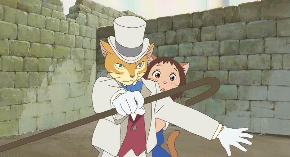 5月3日放送「猫の恩返し」の1シーン（C）2002 Aoi Hiiragi/Reiko Yoshida/Studio Ghibli, NDHMT