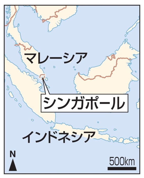 シンガポール地図