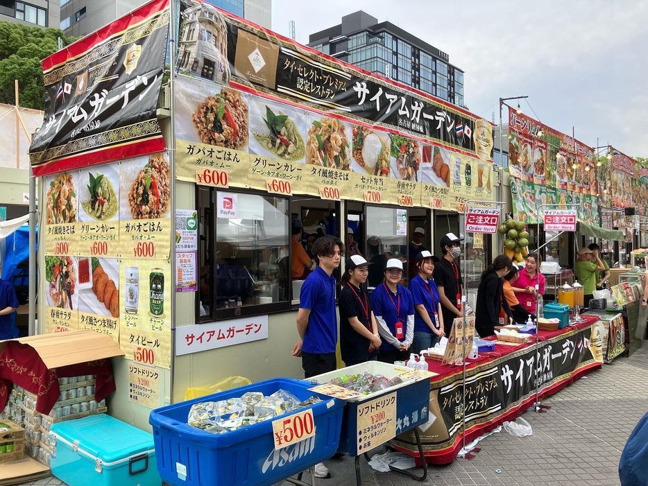 タイ料理の名店も出店した名古屋での昨年のタイフェス