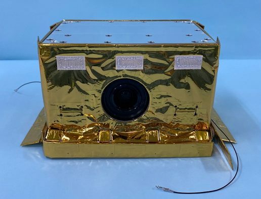 MMX探査機に搭載される超高精細カメラ（SHV）の8Kカメラ。宇宙航空研究開発機構（JAXA）のプレスリリースから引用