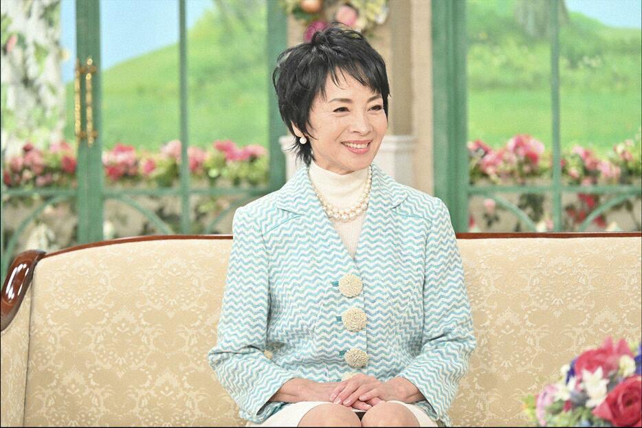 5月20日放送の「徹子の部屋」に出演する由美かおるさん＝テレビ朝日提供