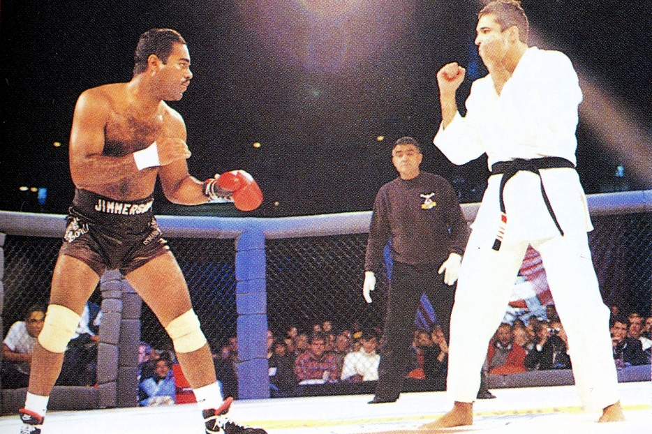 『UFC1』の第3試合でホイス・グレイシーと初めて戦ったジマーソン