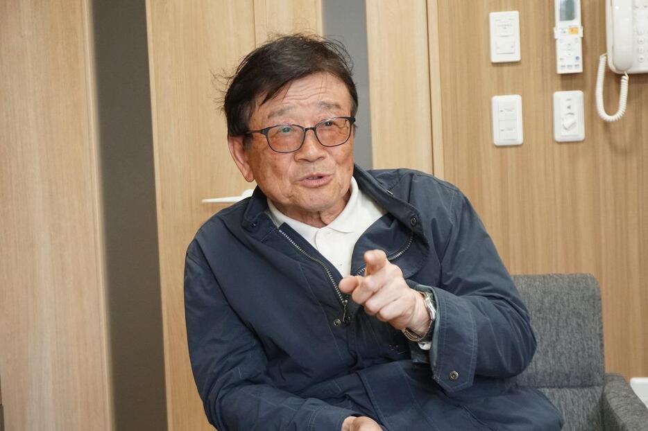 土船区長の宍戸修一さん。「おでかけサポート」の仕組みづくりに関わり、目下ドライバーでもある