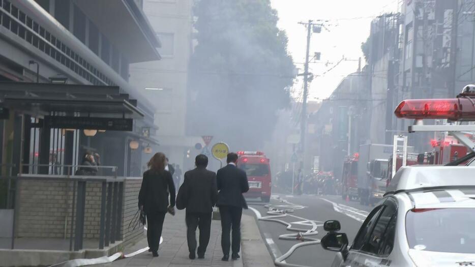 京都市下京区で火災