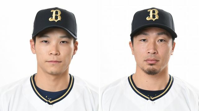 オリックス・中川圭太選手(左)、安達了一選手(右)