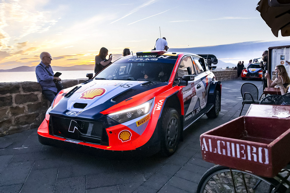 2024年WRC第6戦ラリー・イタリア・サルディニア　ティエリー・ヌービル（ヒョンデi20 Nラリー1）
