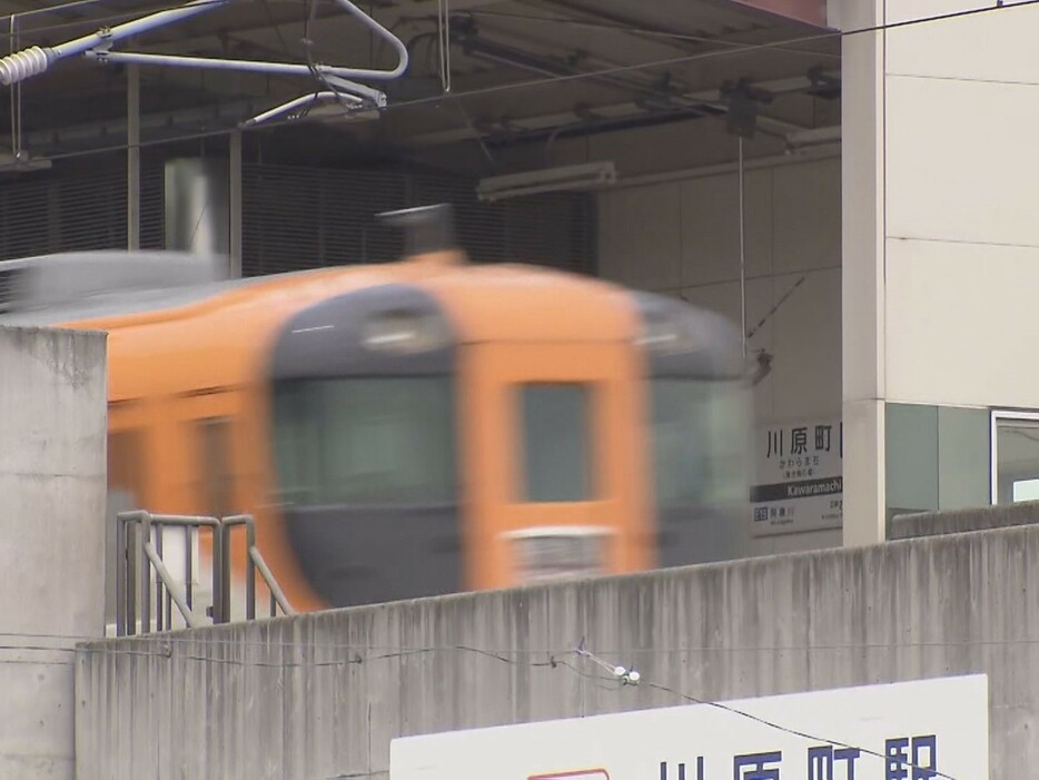 三重県四日市市の近鉄名古屋線・川原町駅