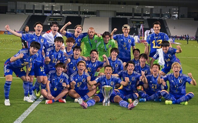 U-23アジアカップを制した大岩ジャパンがアメリカとの２連戦に挑む。写真：金子拓弥（サッカーダイジェスト写真部）