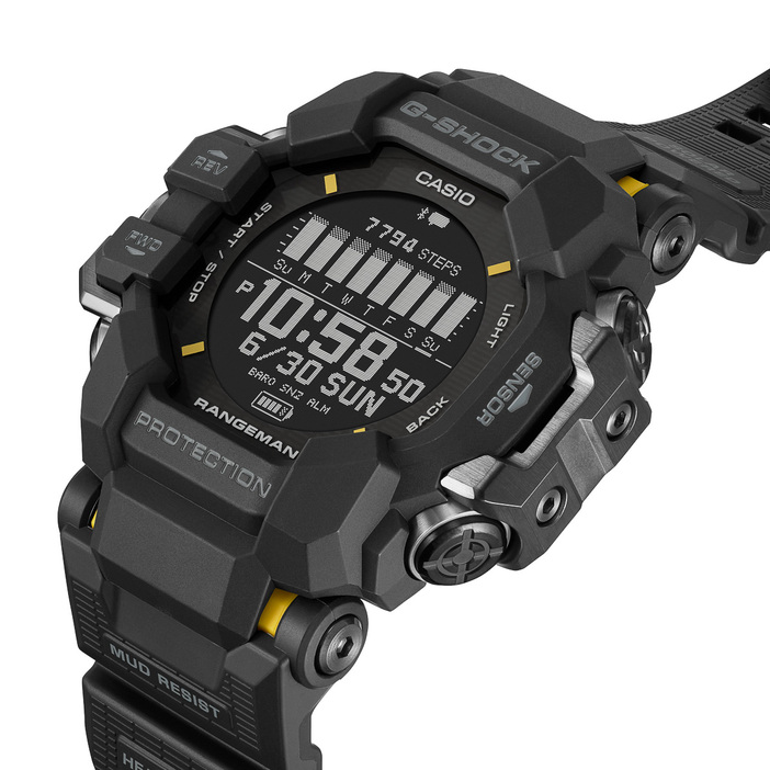 スマートウォッチで健康状態を可視化・記録。写真はCASIO 「G-SHOCK RANGMEN GPR-H1000」