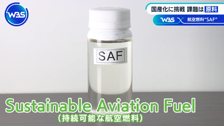 注目されている持続可能な航空燃料「SAF」