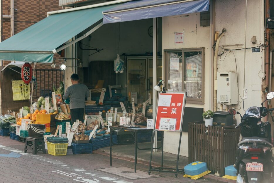 仮店舗は久が原駅から徒歩1分。