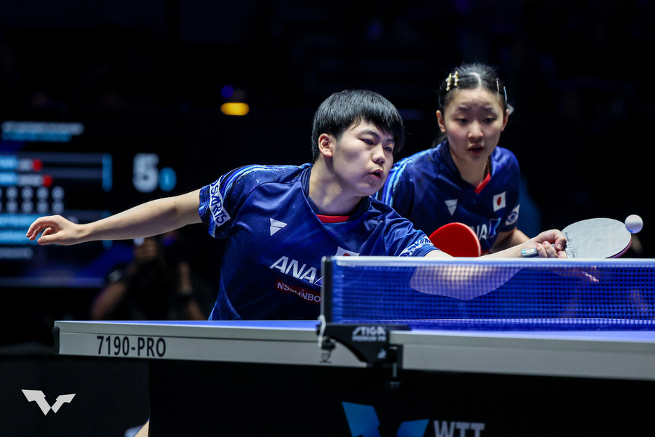 松島輝空/張本美和 PHOTO：World Table Tennis