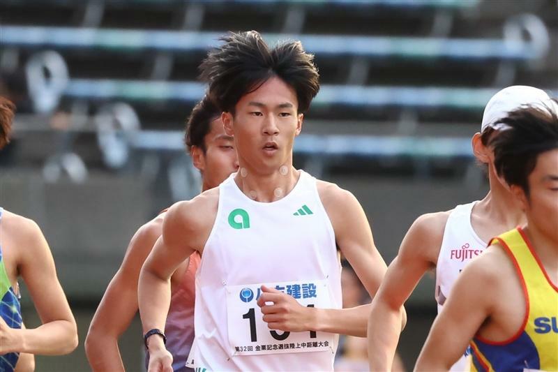 4月の金栗記念の男子10000mで日本人トップの5位に入った片川祐大